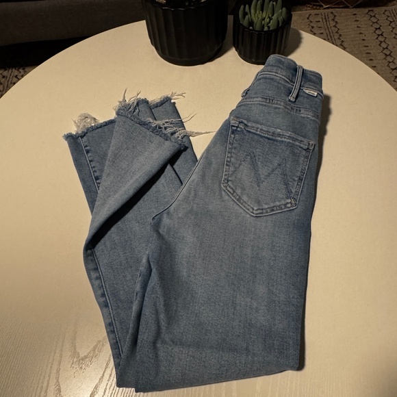 MOTHER The Hustler Ankle Fray "One Last Trip" Size 25 - Picture 9 of 11